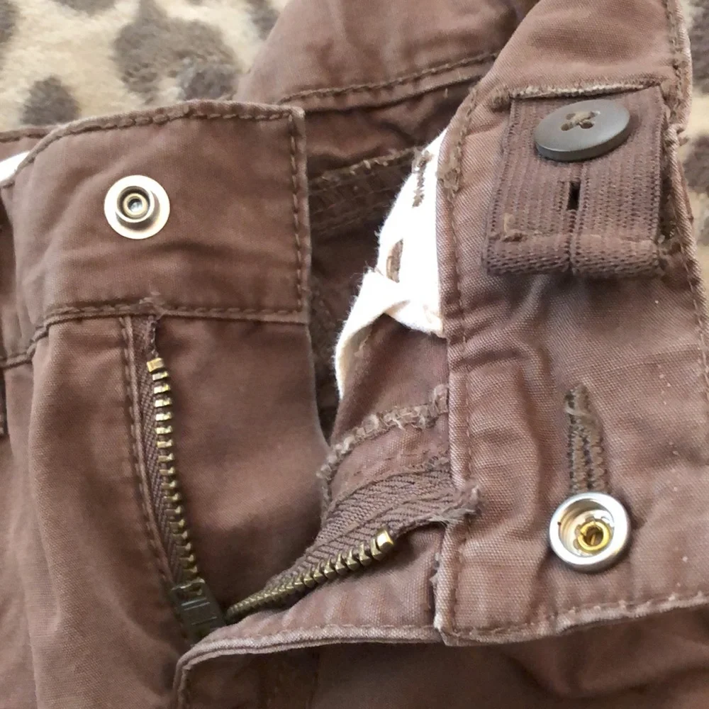 Old Navy Brown 5 Pocket Crop Utility Pants Size 2T